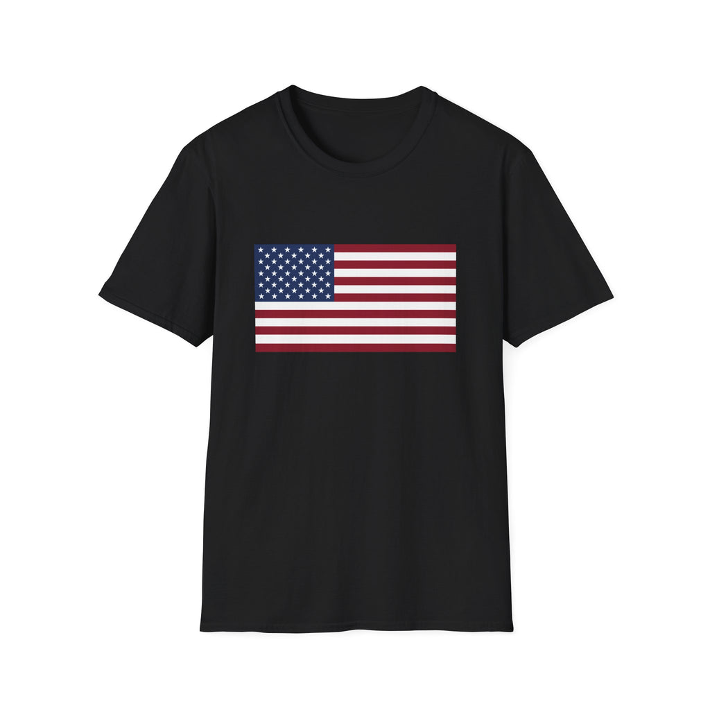 Classic American Flag T-Shirt | Simple Stars & Stripes Patriotic Tee