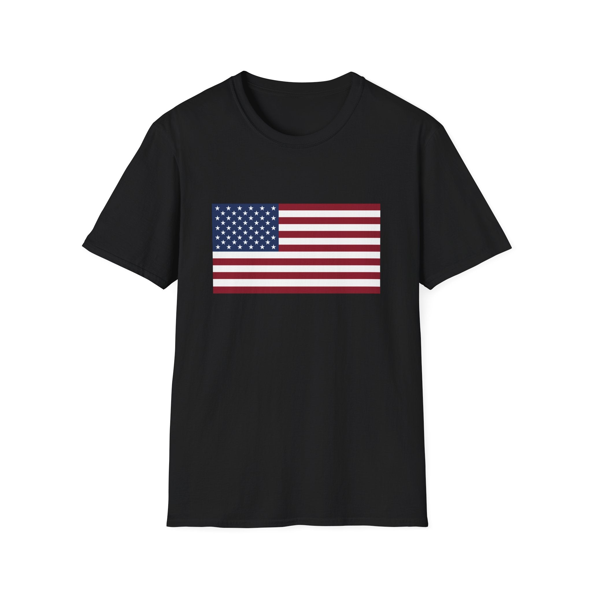 Classic American Flag T-Shirt | Simple Stars & Stripes Patriotic Tee