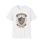 America 250 Years of Independence 1776-2026 Vintage Flag Shield T-Shirt