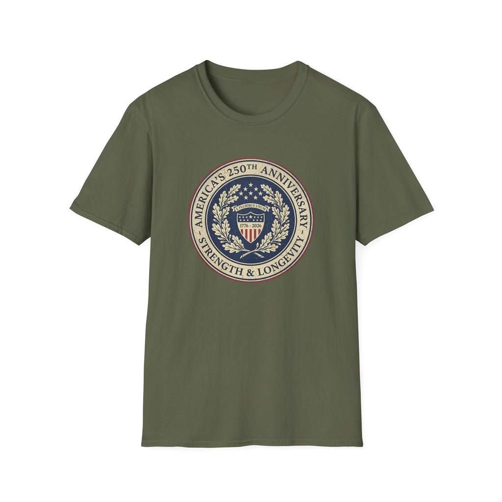 America's 250th Anniversary Seal T-Shirt | Vintage 1776-2026 Patriotic Tee
