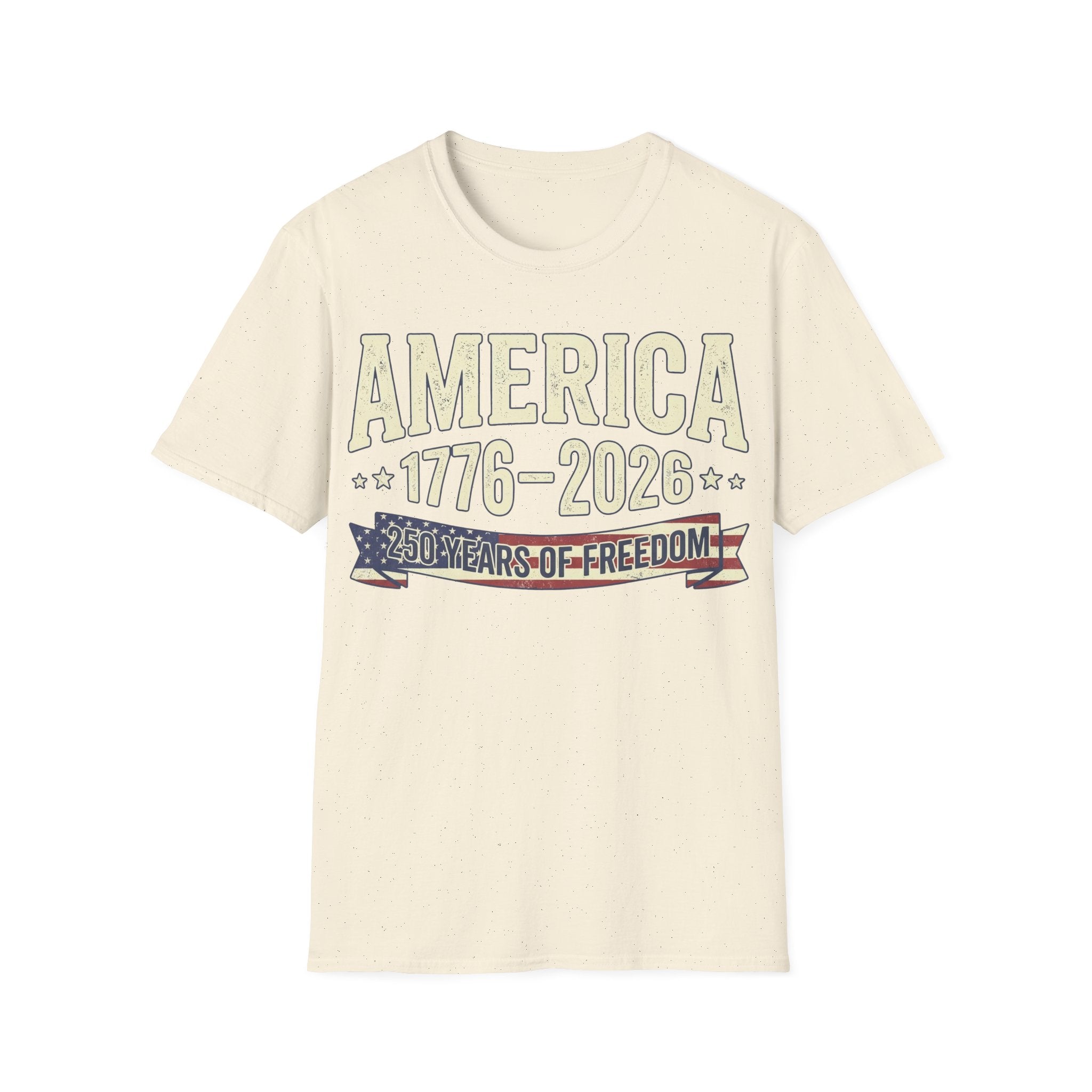 America 250 Years of Freedom: 1776-2026 Vintage Anniversary T-Shirt