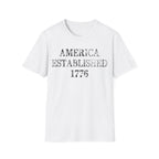 America Established 1776 Vintage Distressed T-Shirt