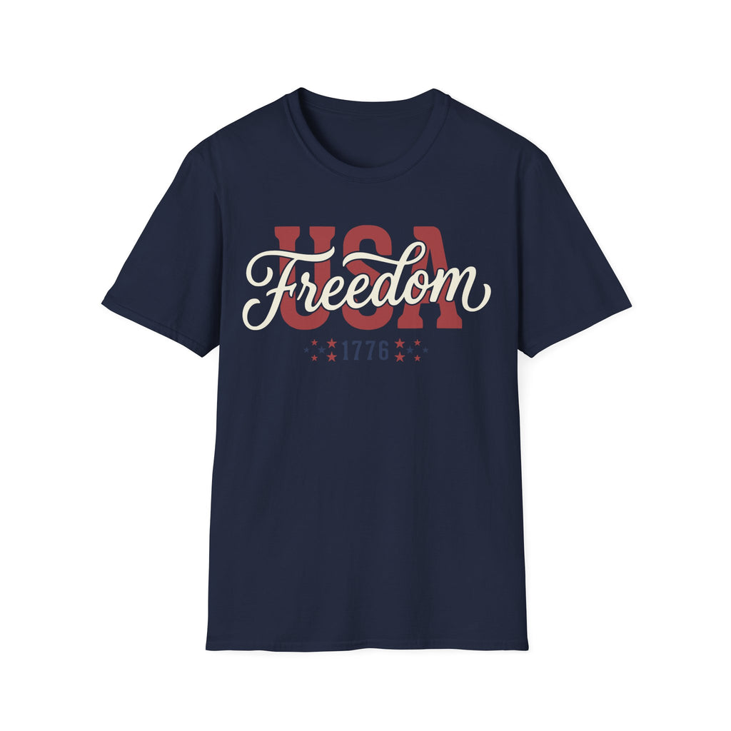 Vintage USA Freedom 1776 T-Shirt | Classic Patriotic Graphic Tee