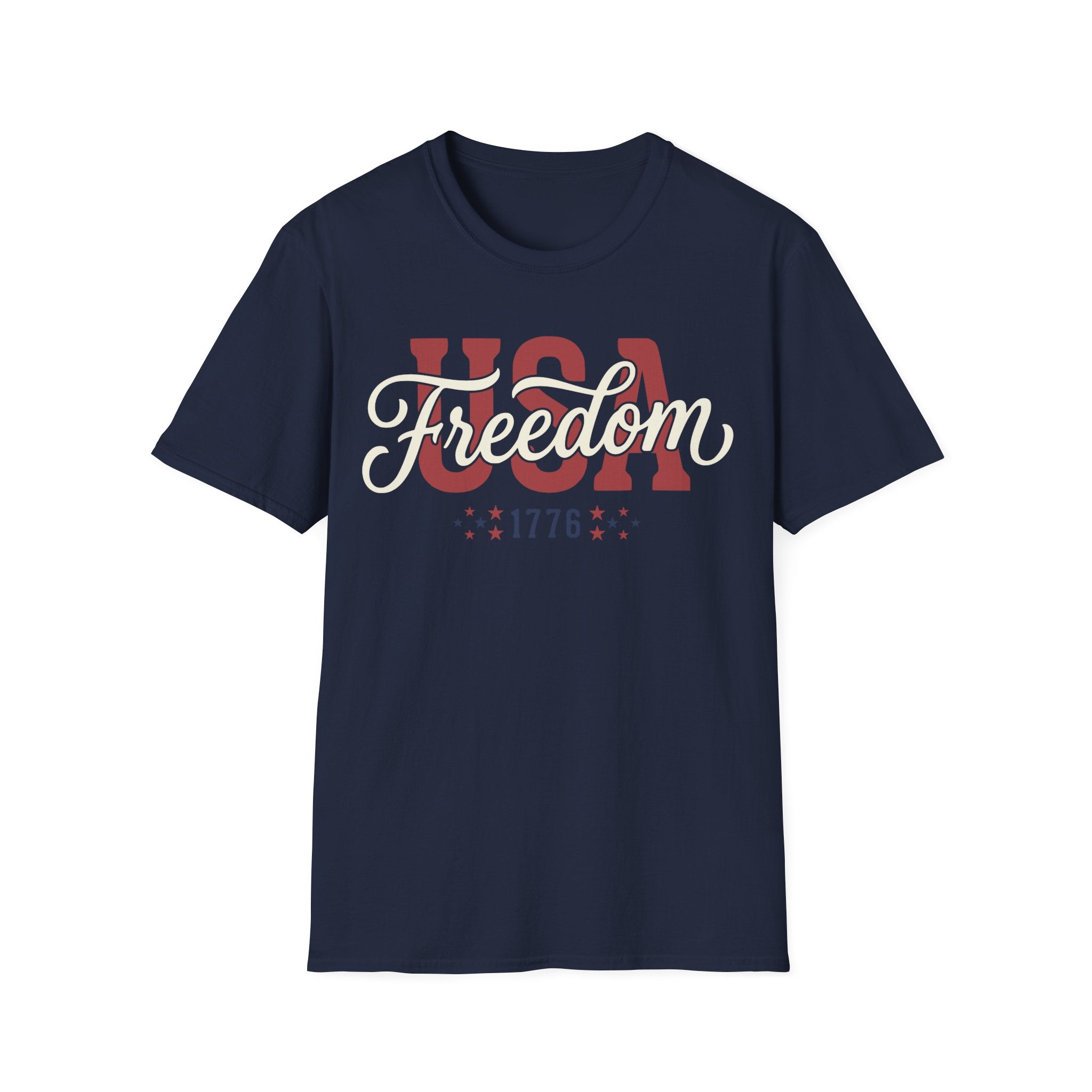 Vintage USA Freedom 1776 T-Shirt | Classic Patriotic Graphic Tee