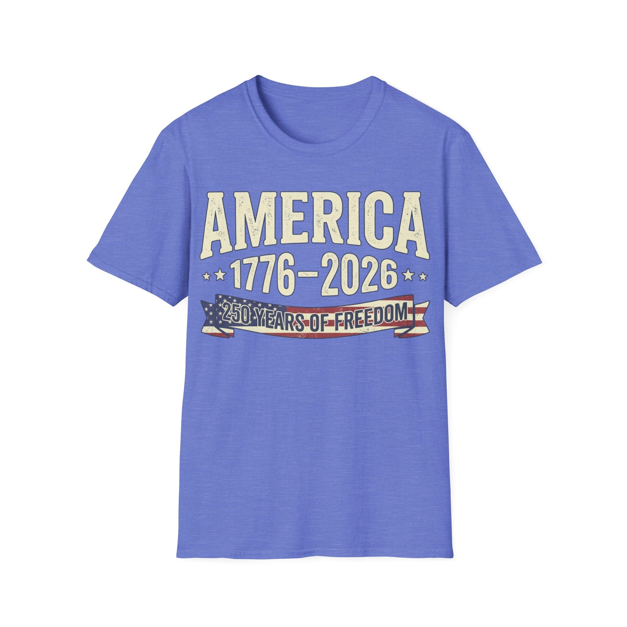 America 250 Years of Freedom: 1776-2026 Vintage Anniversary T-Shirt