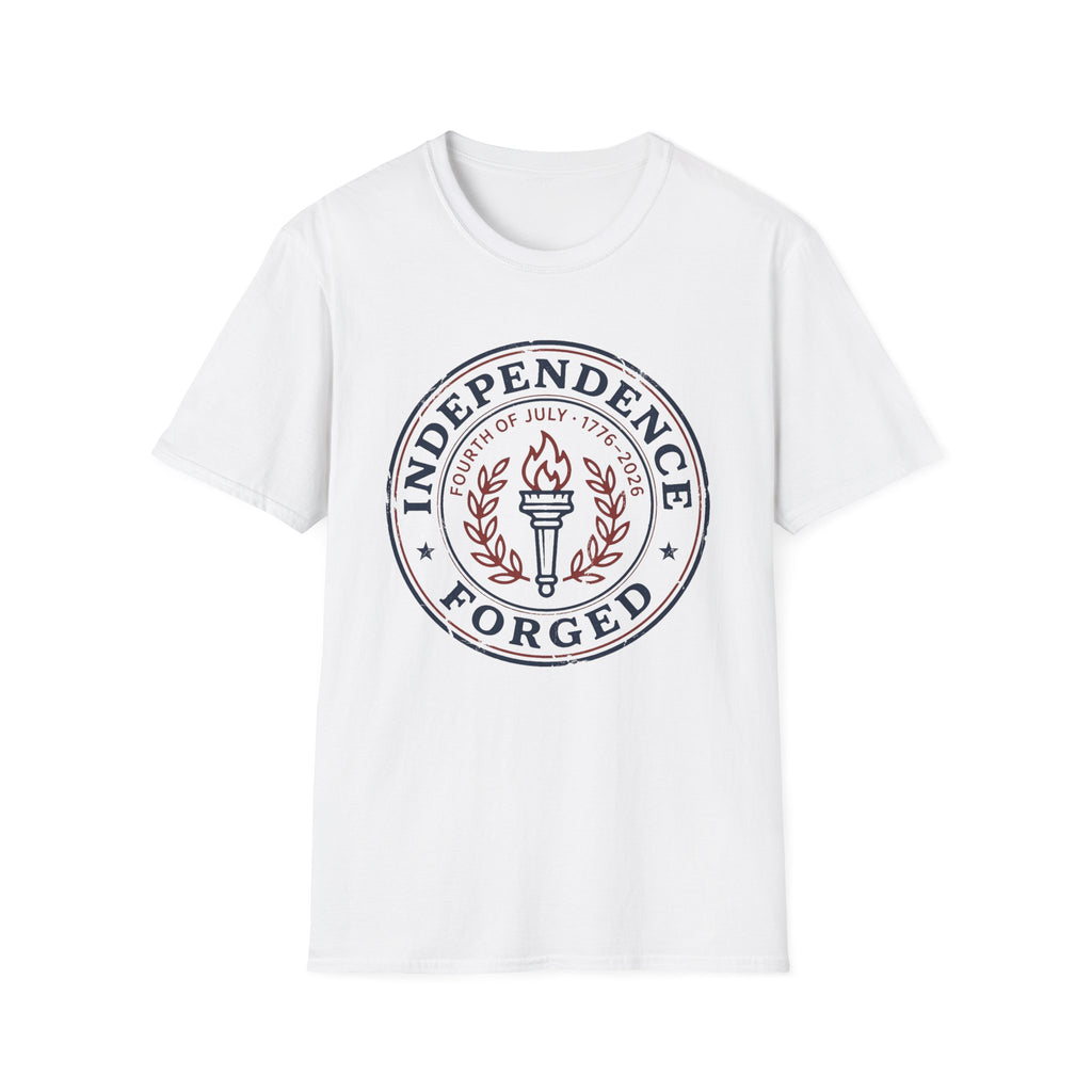 Independence Forged 250th Anniversary Shirt | Retro 1776-2026 Liberty Torch Tee