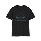 American Summer Minimalist Lake Fireworks T-Shirt