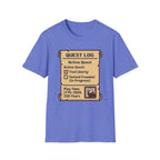 8-Bit Quest Log Patriotic T-Shirt | America 250th Anniversary RPG Gamer Tee