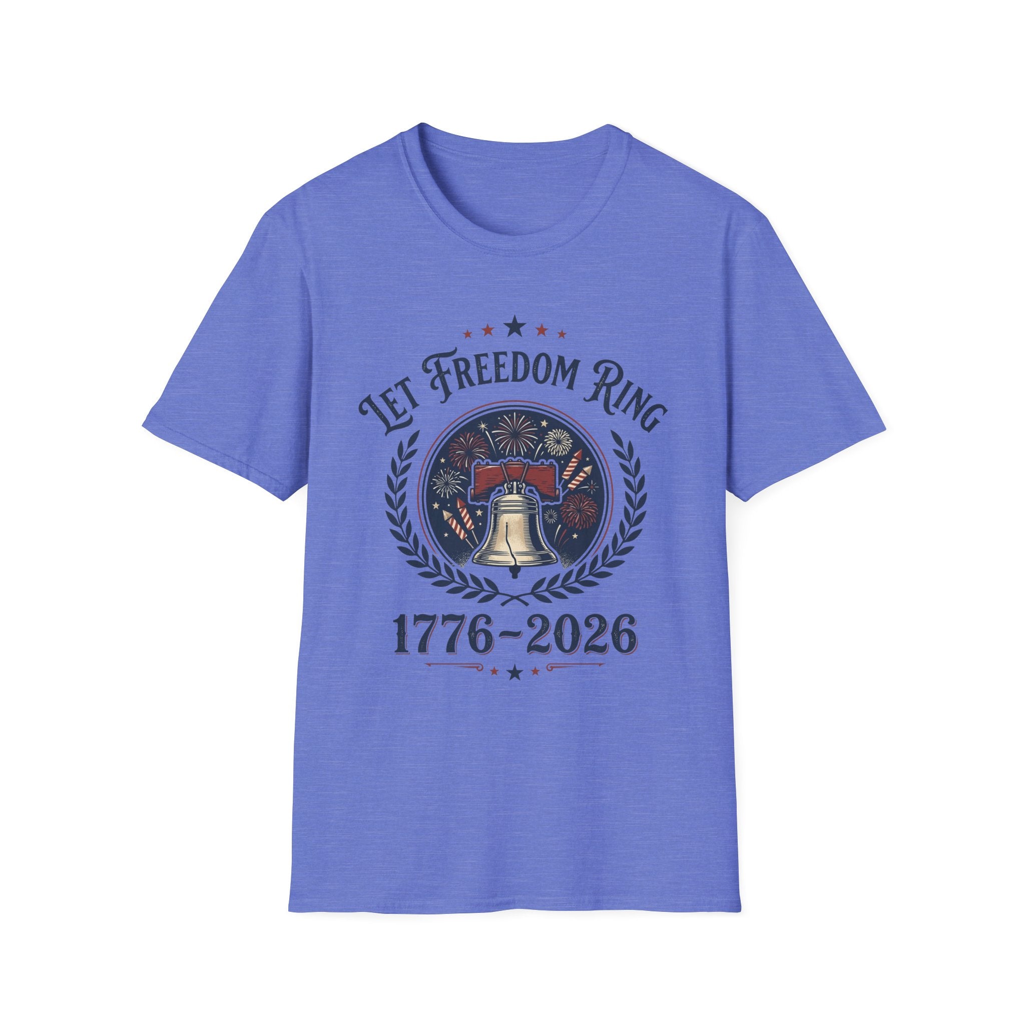 Let Freedom Ring 1776-2026 T-Shirt | Vintage Liberty Bell America 250 Tee