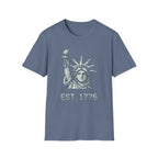 8-Bit Statue Of Liberty T-Shirt | Retro Gamer Est. 1776 Pixel Art Tee