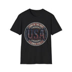 Vintage Western USA Land of the Free T-Shirt | Country Patriotic Tee