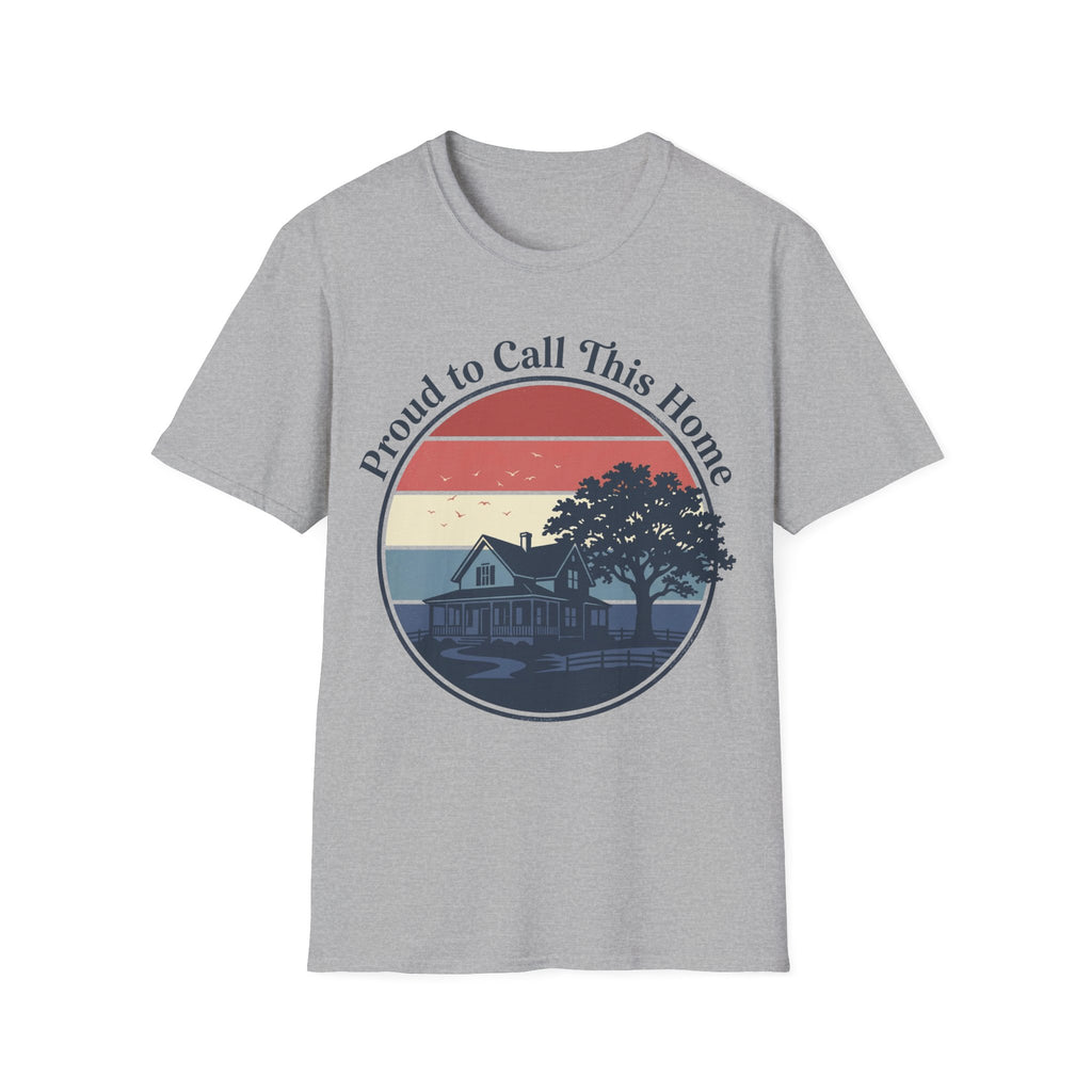 Proud to Call This Home T-Shirt | Retro Americana Farmhouse Tee
