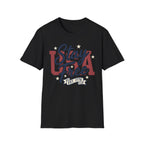 Vintage USA Stay Free Est 1776 T-Shirt | Retro Patriotic Graphic Tee