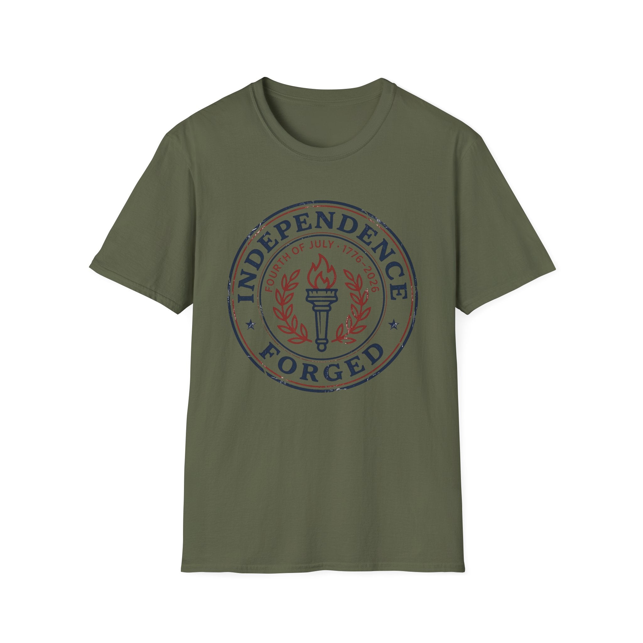 Independence Forged 250th Anniversary Shirt | Retro 1776-2026 Liberty Torch Tee