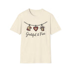 Grateful & Free: Patriotic Charm Necklace T-Shirt