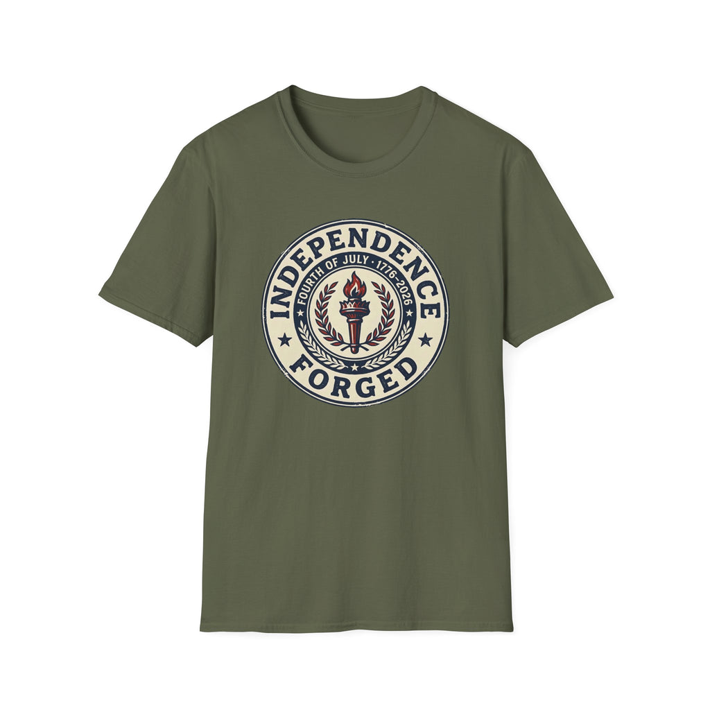 Independence Forged 250th Anniversary Shirt | Vintage 1776-2026 Liberty Torch Tee