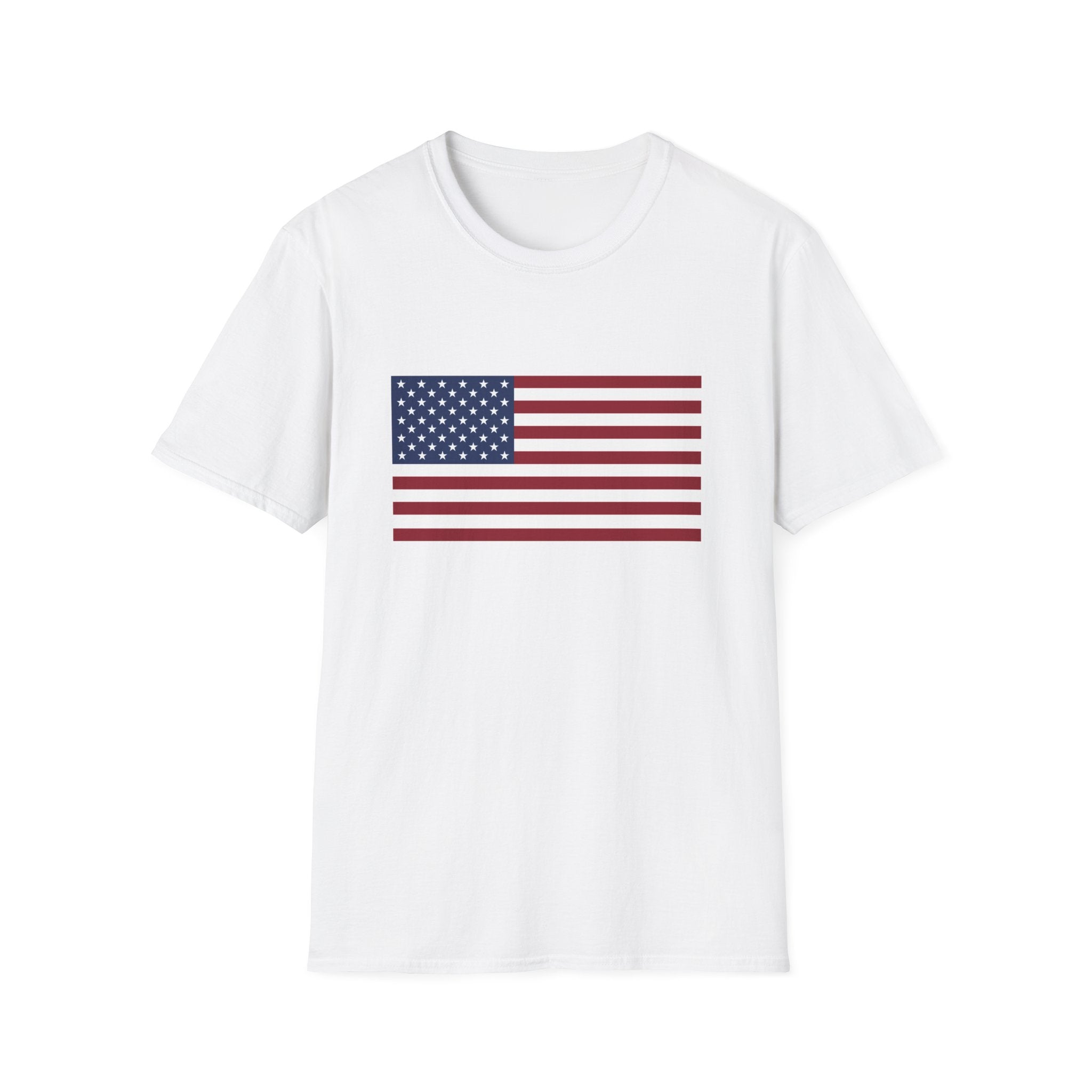 Classic American Flag T-Shirt | Simple Stars & Stripes Patriotic Tee