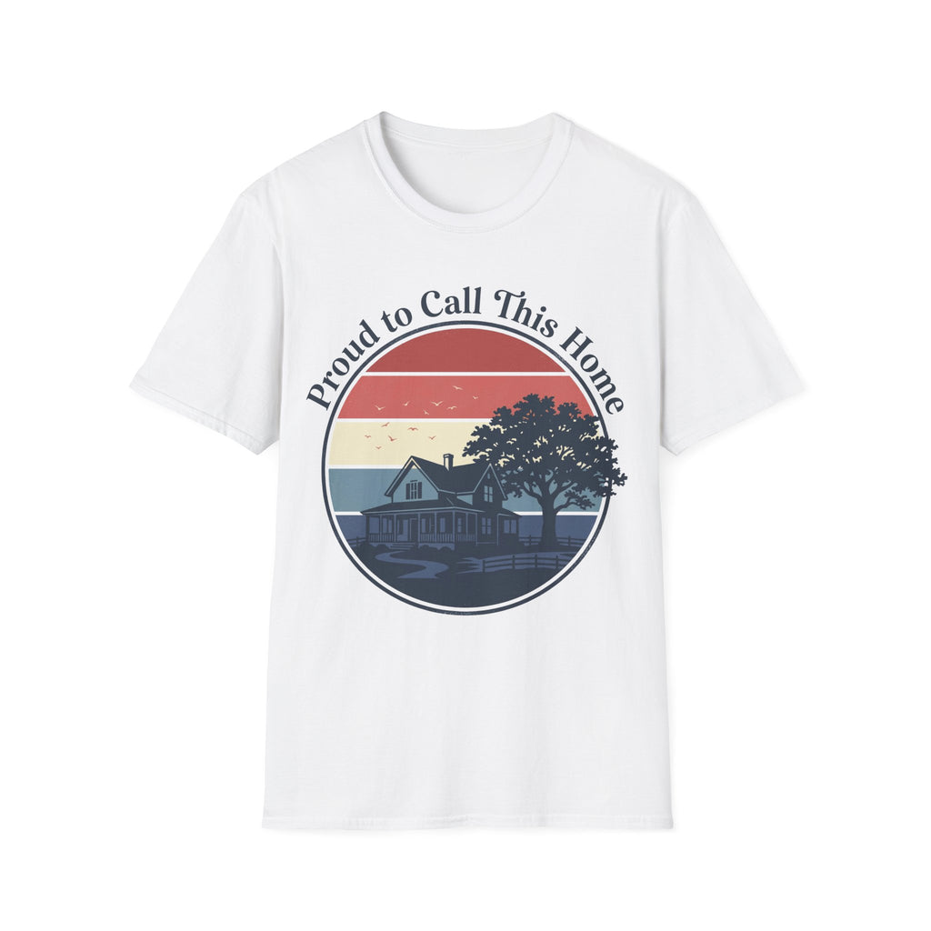Proud to Call This Home T-Shirt | Retro Americana Farmhouse Tee