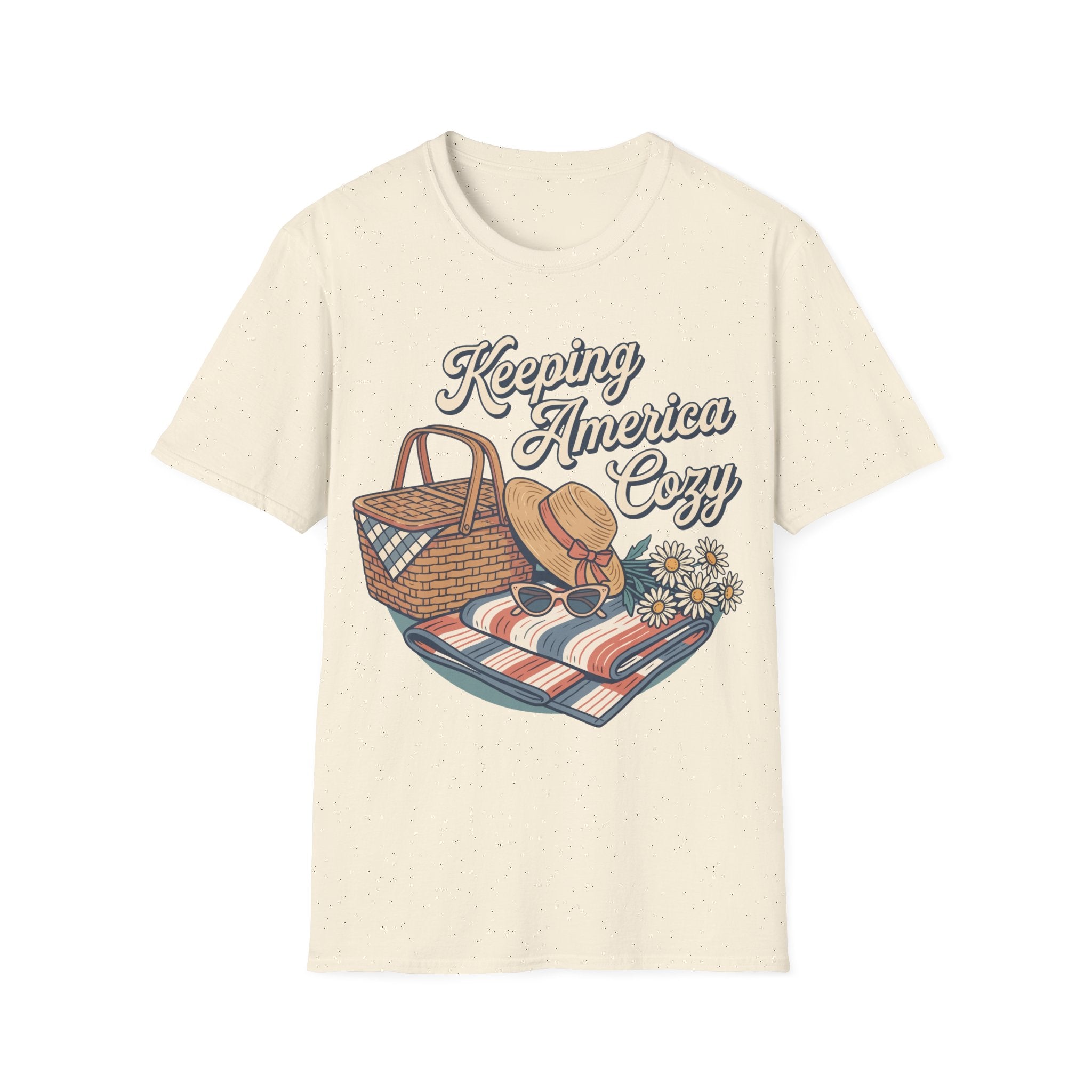 Keeping America Cozy Retro Summer Picnic T-Shirt