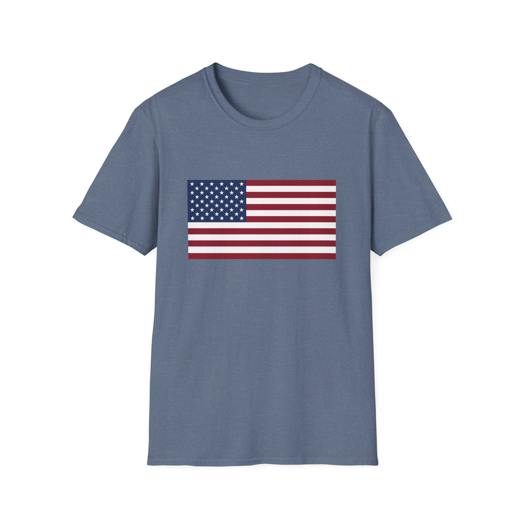 Classic American Flag T-Shirt | Simple Stars & Stripes Patriotic Tee