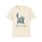 8-Bit Statue Of Liberty T-Shirt | Retro Gamer Est. 1776 Pixel Art Tee