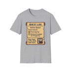 8-Bit Quest Log Patriotic T-Shirt | America 250th Anniversary RPG Gamer Tee