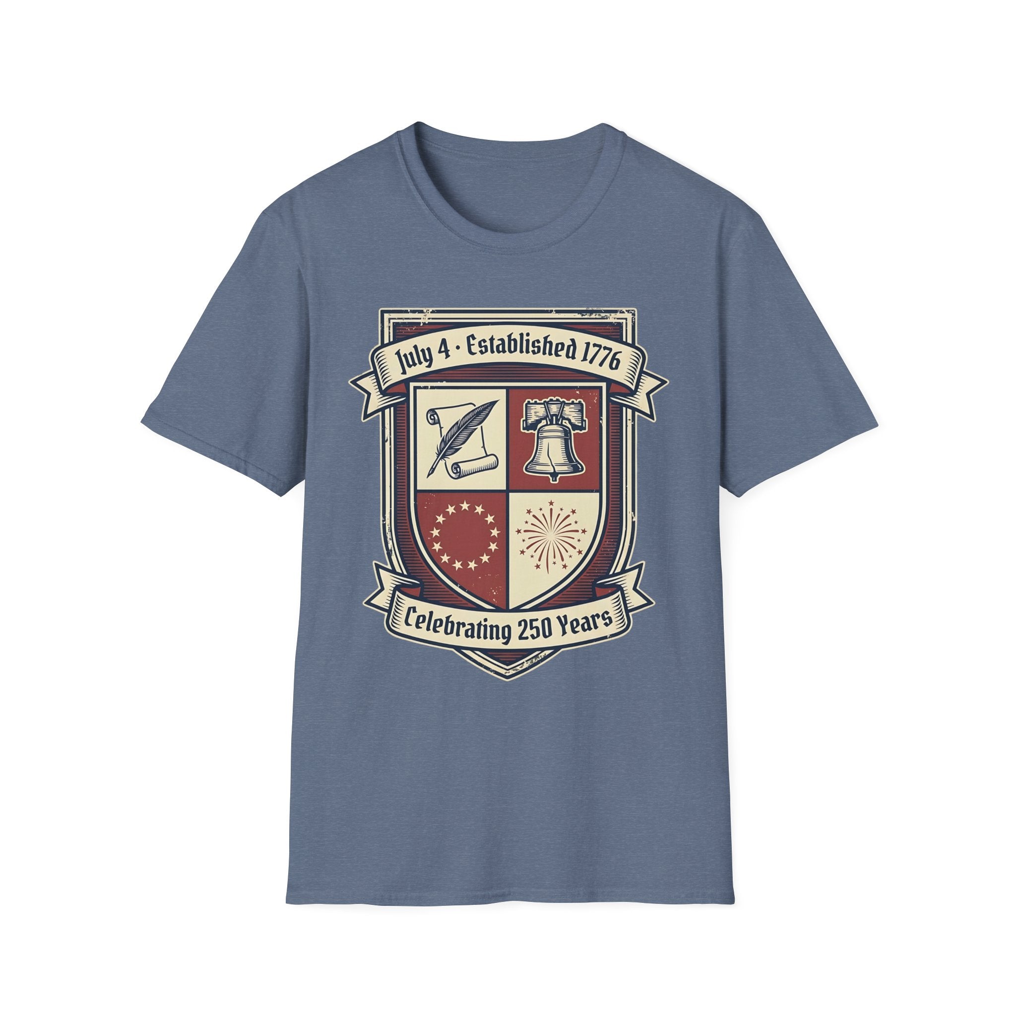 Vintage USA 250th Anniversary Crest T-Shirt | Semiquincentennial Shirt