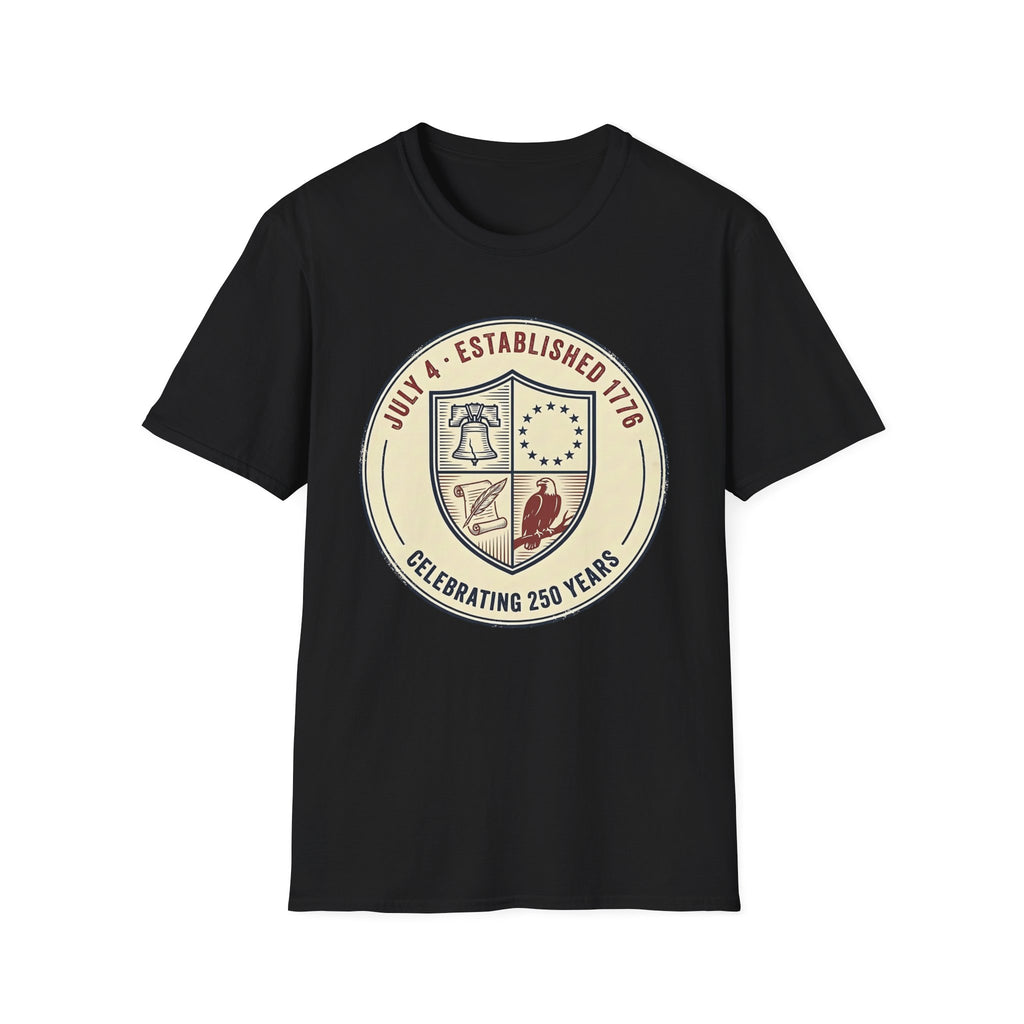Vintage USA 250th Anniversary Badge T-Shirt | Semiquincentennial Shirt