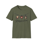 Grateful & Free: Patriotic Charm Necklace T-Shirt