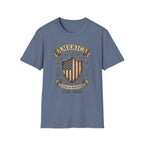 America 250 Years of Independence 1776-2026 Vintage Flag Shield T-Shirt