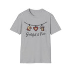 Grateful & Free: Patriotic Charm Necklace T-Shirt