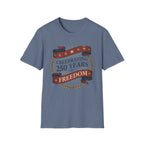 Vintage 250 Years of Freedom: USA Anniversary T-Shirt