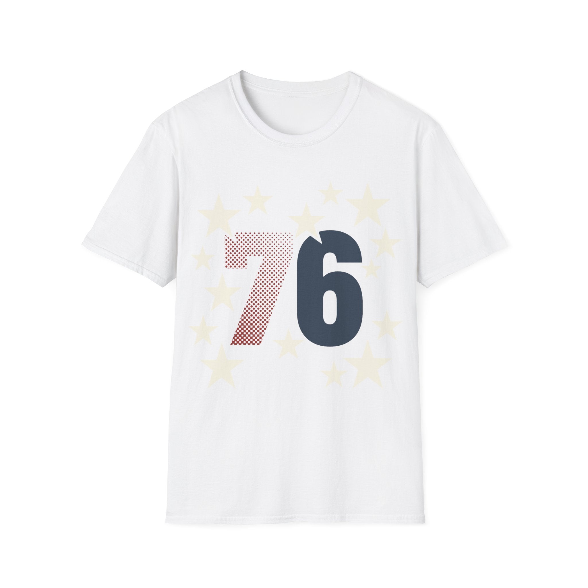 Spirit of '76 Retro Patriotic T-Shirt | Vintage 1776 Stars Tee