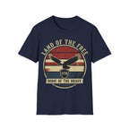 Land of the Free Home of the Brave Shirt | Vintage 1776 Eagle Tee