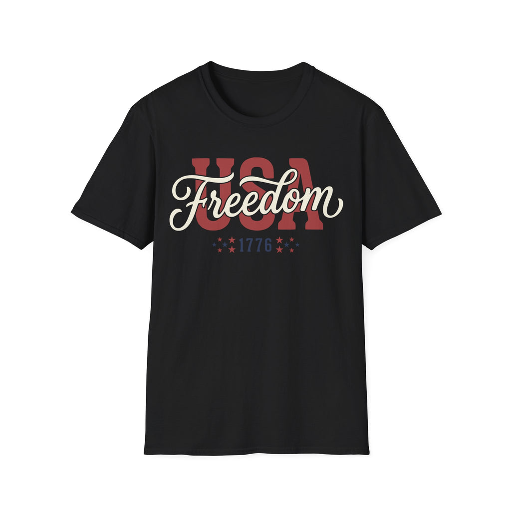 Vintage USA Freedom 1776 T-Shirt | Classic Patriotic Graphic Tee